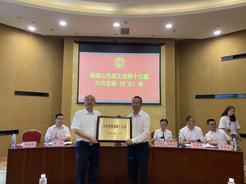 DB电竞工会荣获“四川省模范职工之家”称呼